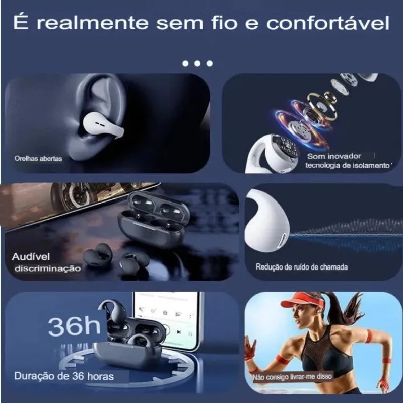 Fone de ouvido Bluetooth comforte plus