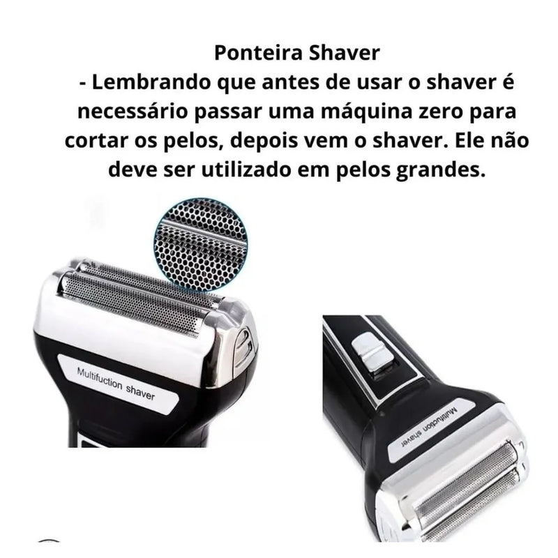 Máquina Barbear Shaver 3 Em 1 CUIDE DOS SEUS BAGOS!!!!!!!